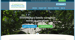 Desktop Screenshot of caregivingmetrowest.org