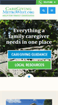 Mobile Screenshot of caregivingmetrowest.org